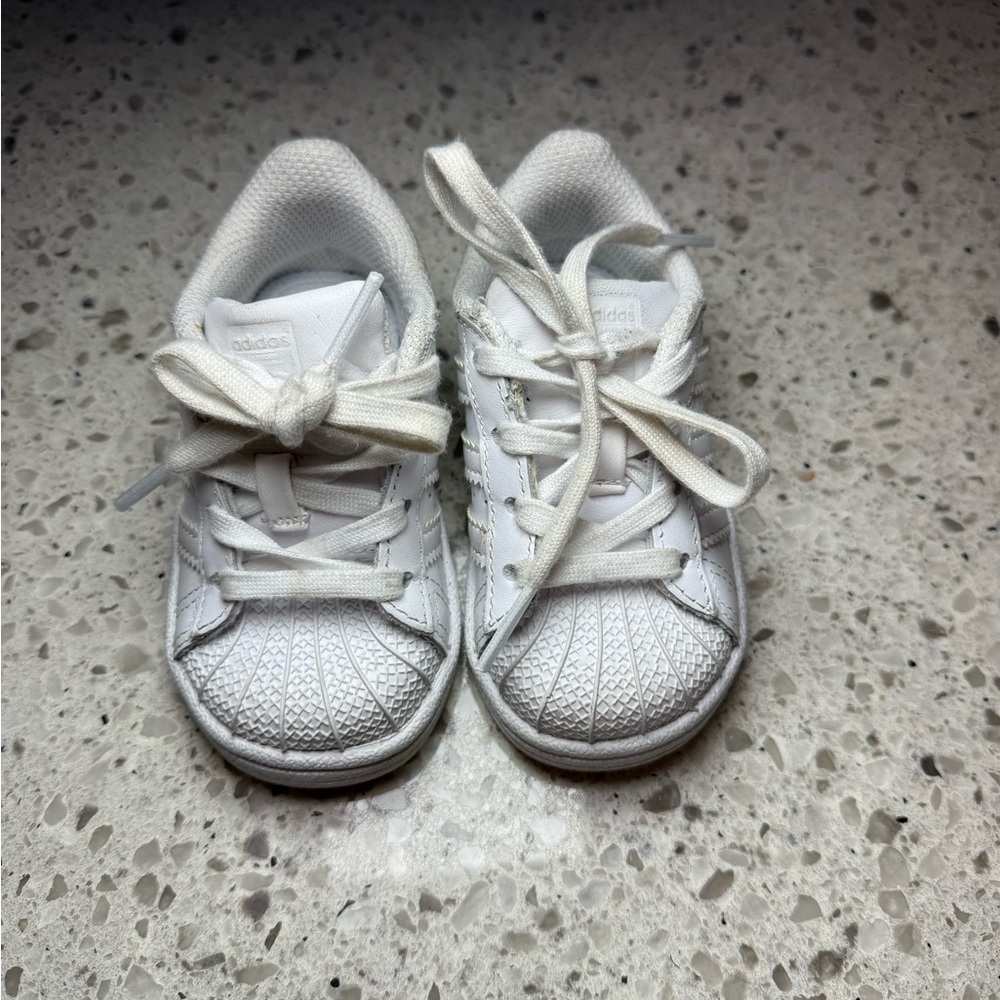 Adidas White Baby Sneakers